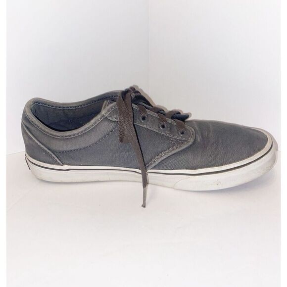 Vans Unisex Sneakers Low Top Shoes Grey Atwood Pewter Skate Yth 7 Womens 39/8.5 - Picture 8 of 11